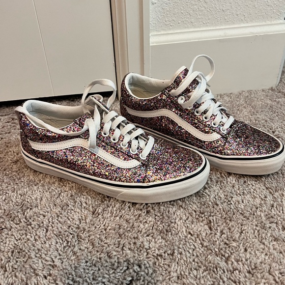 Vans Glitter Sneakers - Multicolor and White - Picture 2 of 3